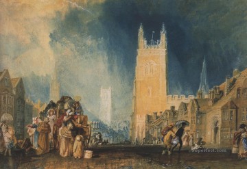 Joseph Mallord William Turner Painting - Stamford Lincolnshire Romantic Turner